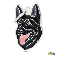 Charger l'image dans la galerie, Médaille pour chien collection Friends, BERGER ALLEMAND, Couleurs variées - Boutique Le Jardin Des Animaux -médailleBoutique Le Jardin Des AnimauxMF14NBLACK

