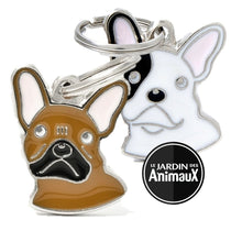 Charger l'image dans la galerie, Médaille pour chien collection Friends, BOULEDOGUE FRANÇAIS, Couleurs variées - Boutique Le Jardin Des Animaux -médailleBoutique Le Jardin Des AnimauxMF24BLACK
