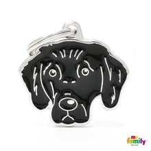 Charger l'image dans la galerie, Médaille pour chien collection Friends, FLAT COAT RETRIEVER - Boutique Le Jardin Des Animaux -médailleBoutique Le Jardin Des AnimauxMF103
