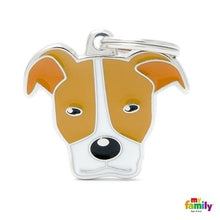 Charger l'image dans la galerie, Médaille pour chien collection Friends, PITBULL, Couleurs variées - Boutique Le Jardin Des Animaux -médailleBoutique Le Jardin Des AnimauxMF06WHITEBROWN
