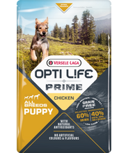 Charger l'image dans la galerie, Nourriture Opti Life Prime chiot toutes races au poulet
