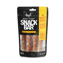 Charger l'image dans la galerie, Torsades de cuir brut enrobés de poulet Snack Bar Dogit
