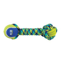 Charger l'image dans la galerie, Zeus K9 Fitness jouet pour chien - haltère en corde et en TPR avec balle de tennis 30,48 cm - Boutique Le Jardin Des Animaux -Jouet chienBoutique Le Jardin Des Animaux96367
