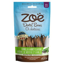 Charger l'image dans la galerie, Zoé gâterie dentaire petits os pour chien vanille et menthe 229g - Boutique Le Jardin Des Animaux -Gâterie pour chienBoutique Le Jardin Des Animaux92062
